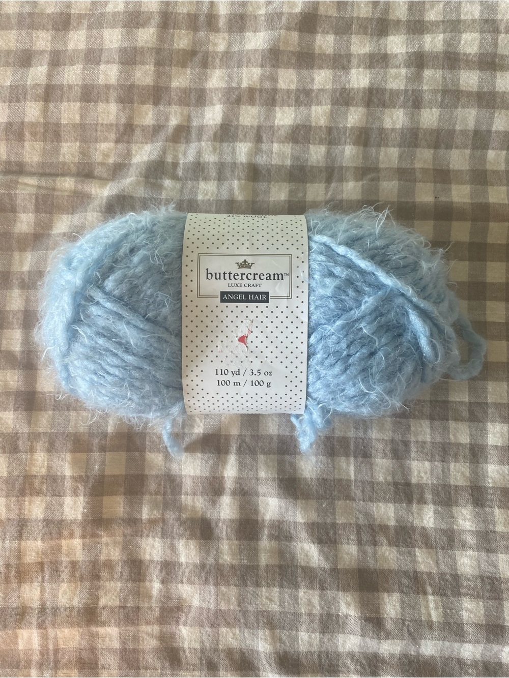 Buttercream yarn